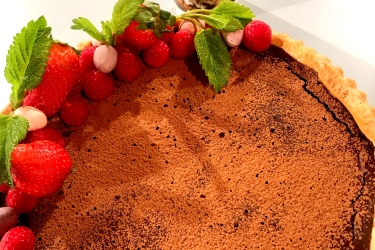 catherine fulvio's chocolate berry tart