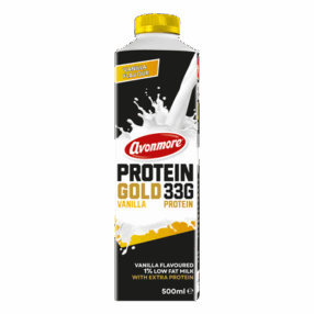 new protein gold vanilla product pack shot