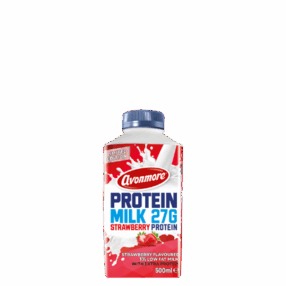 new protein strawberry product pack shot